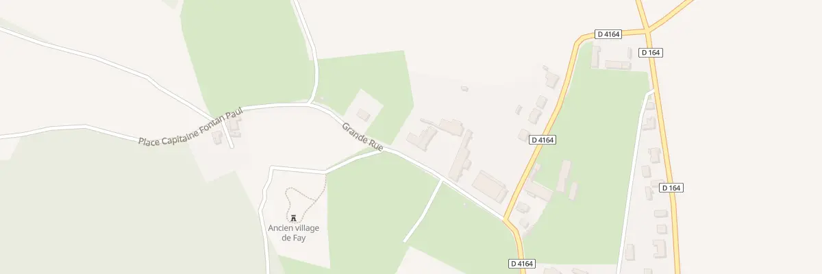 Plan du 14 Gr Grande Rue à Fay