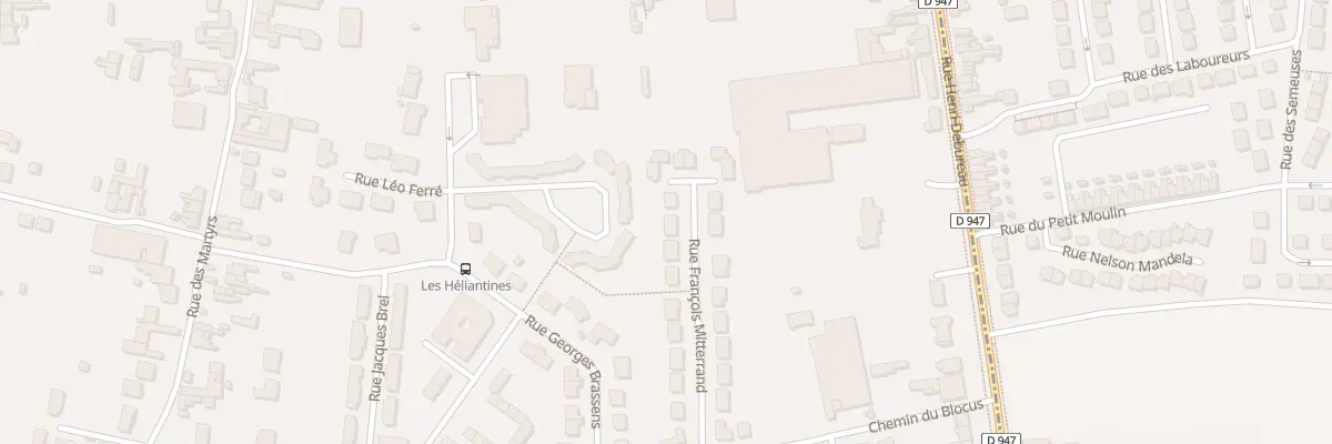 Plan du 16 Rue Francois Mitterrand à Haisnes