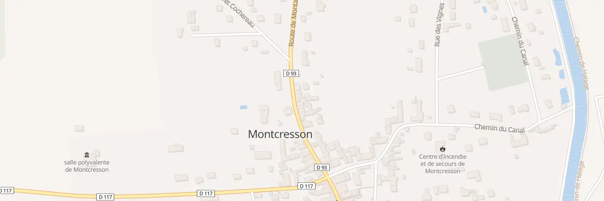 Plan du 36 Rte de Montargis à Montcresson