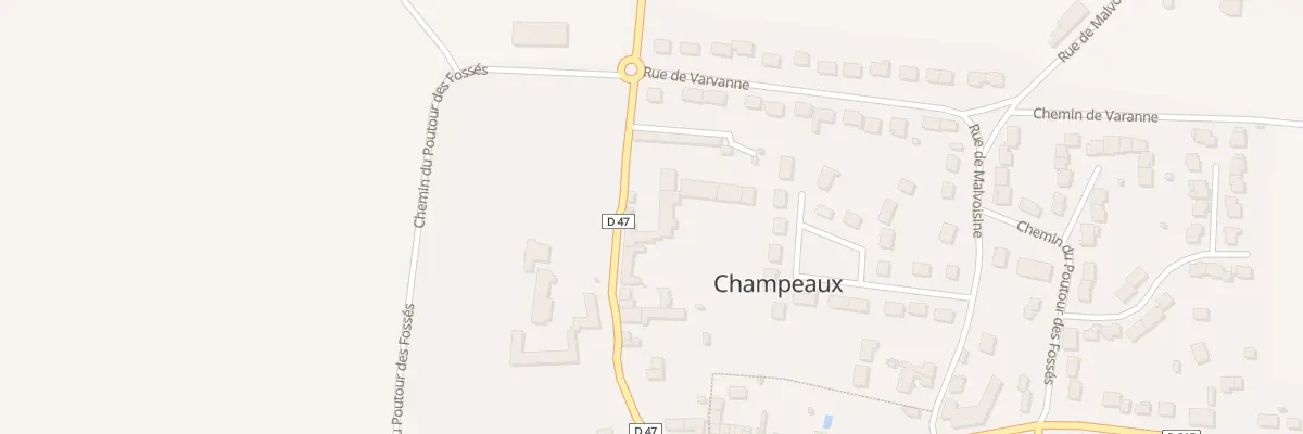 Plan du 12 Rue Raoul Coutant à Champeaux