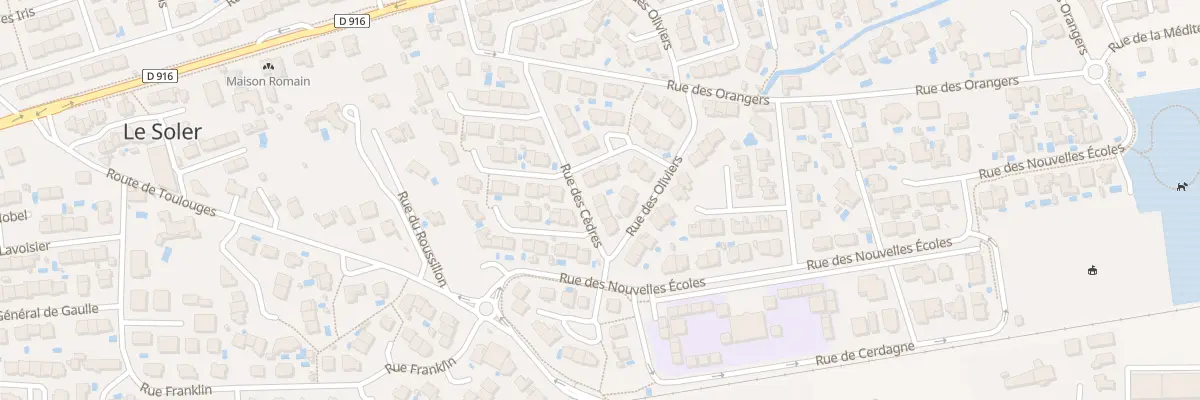 Plan du 7 Rue des Cèdres au Soler