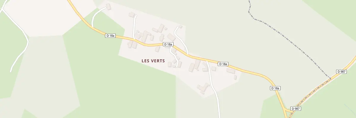 Plan du 5104 Les Verts à Gouttières