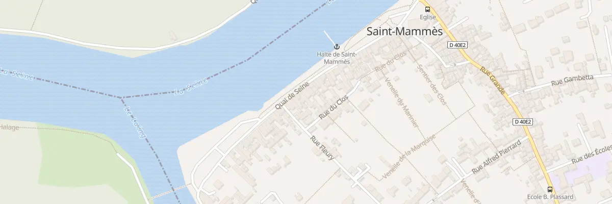 Plan du 30 Quai de Seine à Saint-Mammès