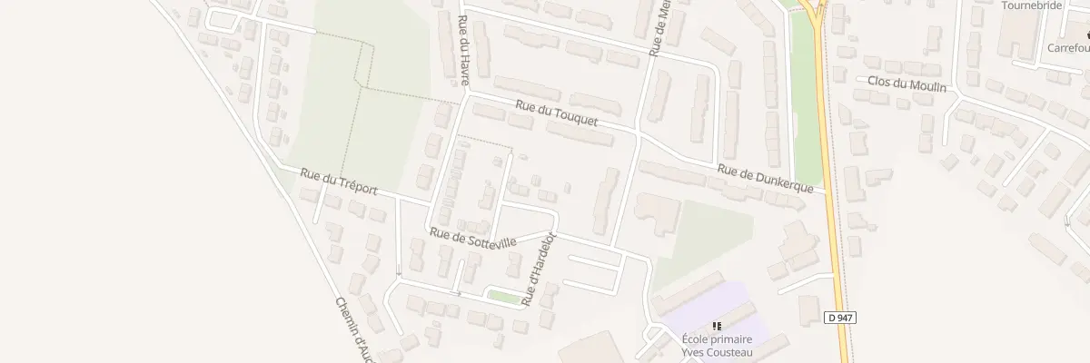Plan du 16 Rue d’Hardelot à Hulluch