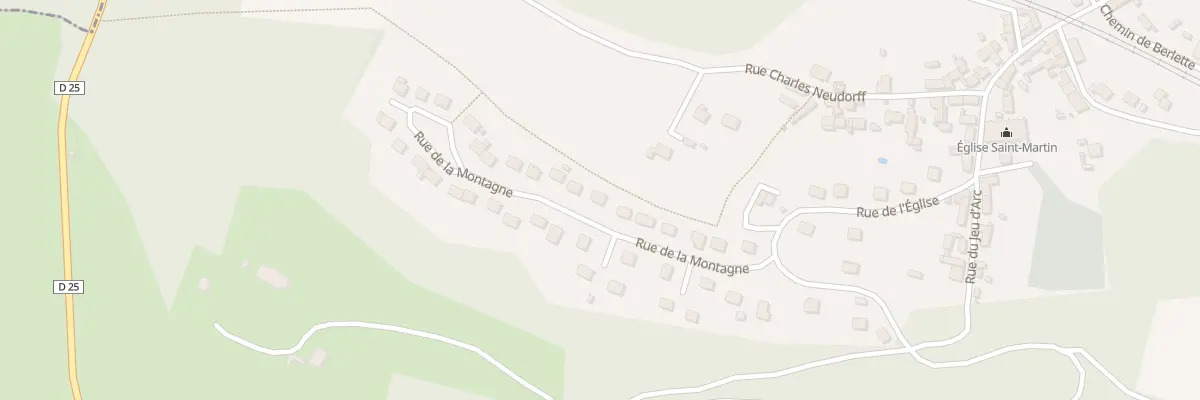 Plan du 163 Rue de la Montagne à Béthisy-Saint-Martin