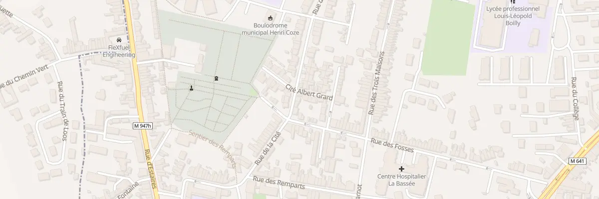 Plan du 6 Rue de Tours à La Bassée