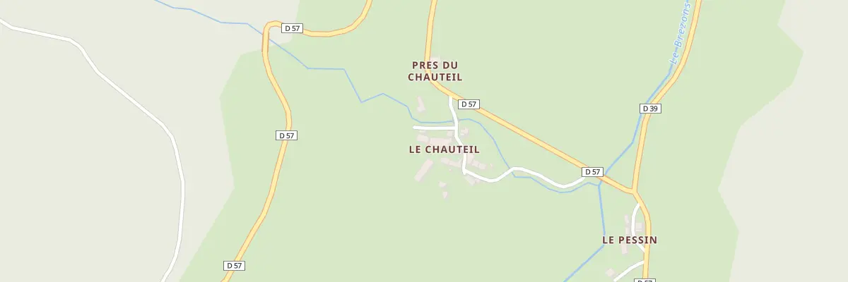 Plan du 34 Le Chauteil à Brezons