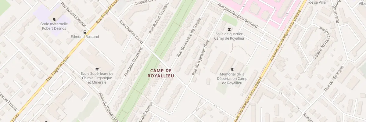 Plan du 23 Rue G. Anthonioz - de Gaulle à Crapeaumesnil