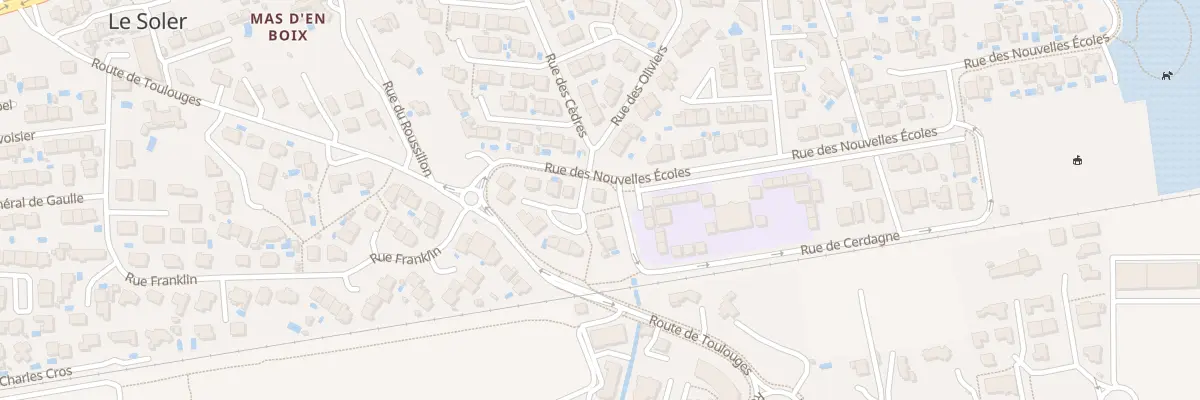 Plan du 1 Rue des Citronniers au Soler