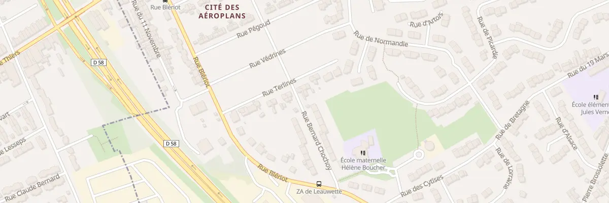 Plan du 18 Rue Terlines à Éleu-dit-Leauwette