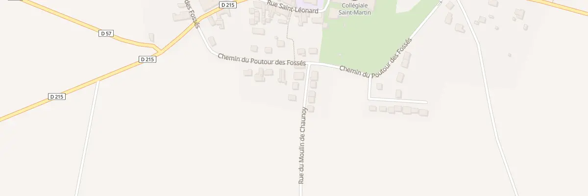 Plan du 16 Rue de Chaunoy à Champeaux