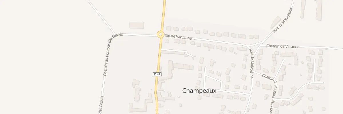 Plan du 14 Rue Raoul Coutant à Champeaux