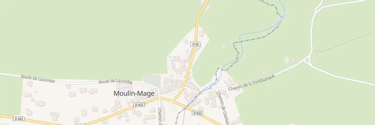 Plan du 5171 Le Bourg à Moulin-Mage