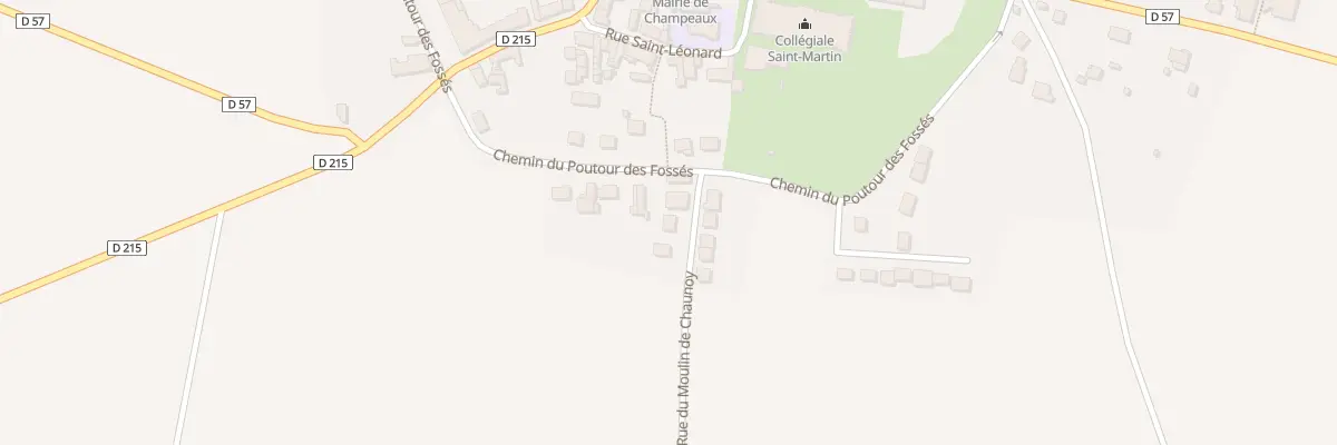 Plan du 10B Rue du Moulin de Chaunoy à Champeaux