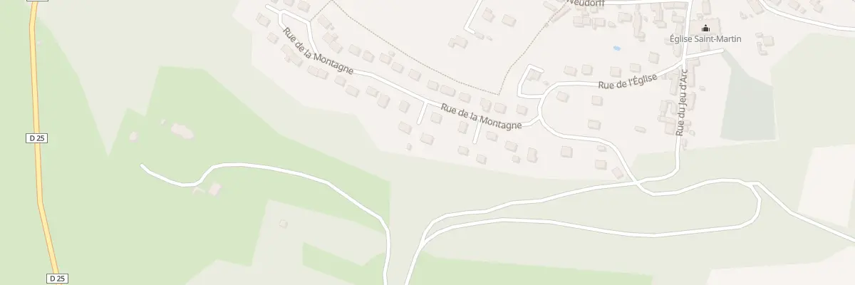 Plan du 128 Rue de la Montagne à Béthisy-Saint-Martin