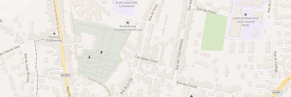 Plan du 12 Rue de Tours à La Bassée