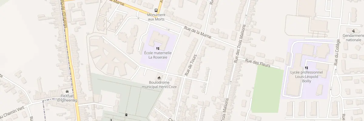 Plan du 35 Rue de Tours à La Bassée