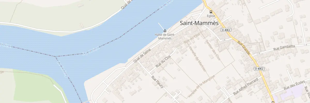 Plan du 25 Quai de Seine à Saint-Mammès