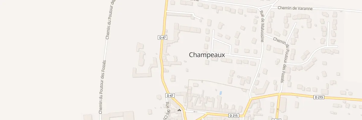 Plan du 8 Rue Raoul Coutant à Champeaux