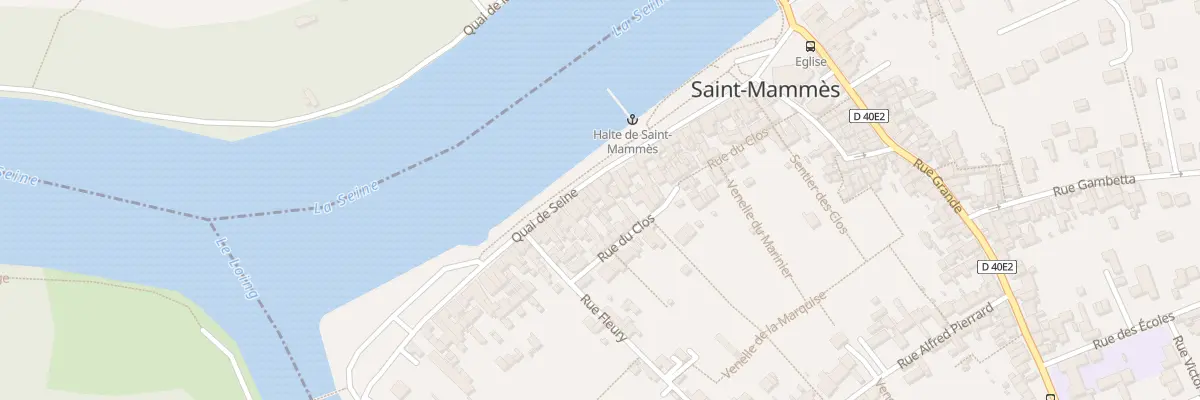Plan du 24 Quai de Seine à Saint-Mammès