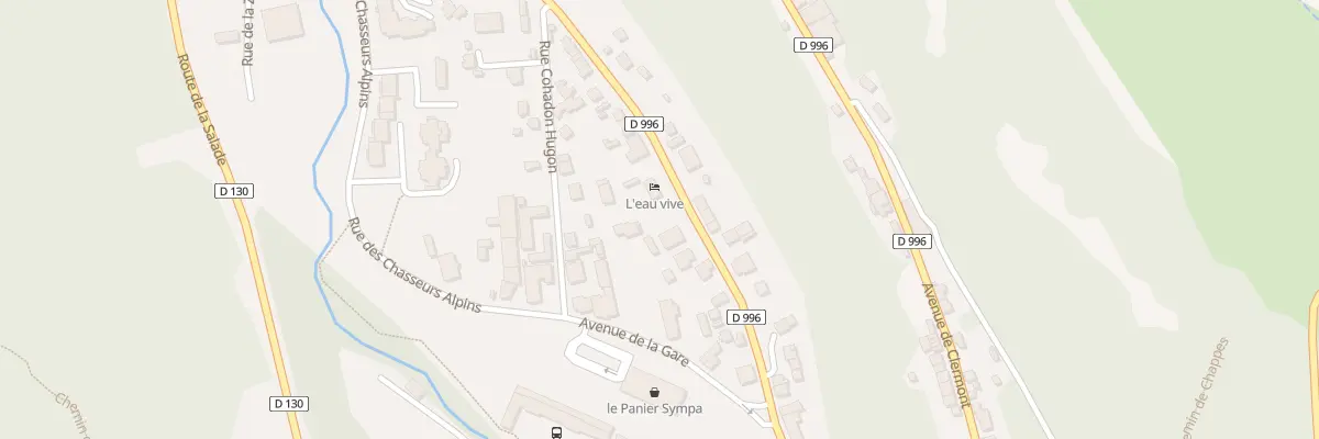 Plan du 19 Av de la Bourboule à Mont-Dore