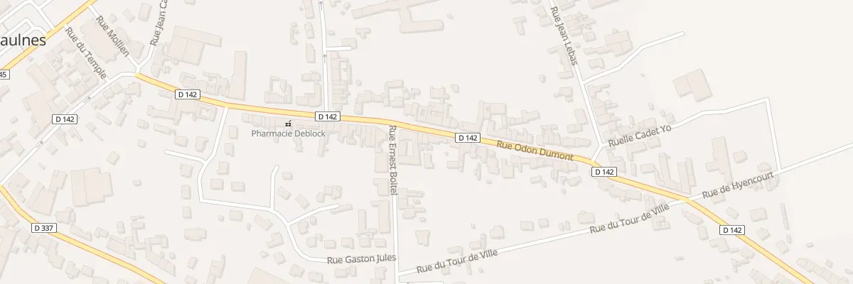 Plan du 47 Rue Odon Dumont à Chaulnes