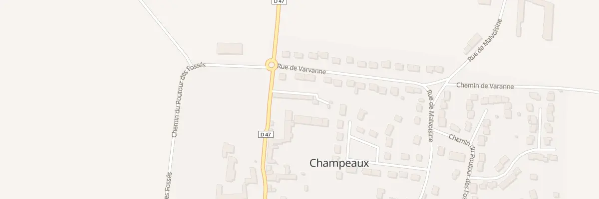 Plan du 14T Rue Raoul Coutant à Champeaux