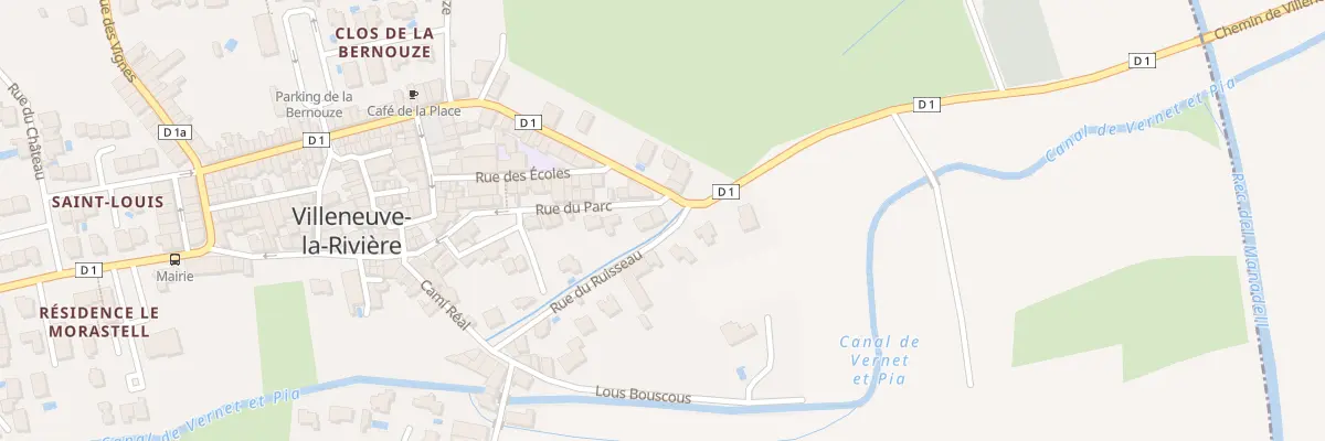 Plan du 26 Rue du Parc à Villeneuve-la-Rivière