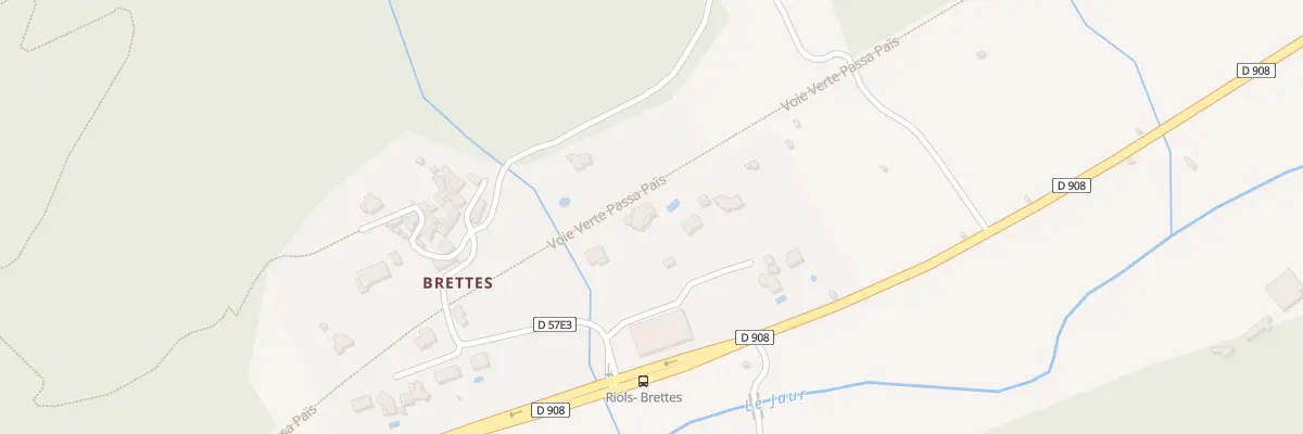 Plan du 7010F Brettes à Riols