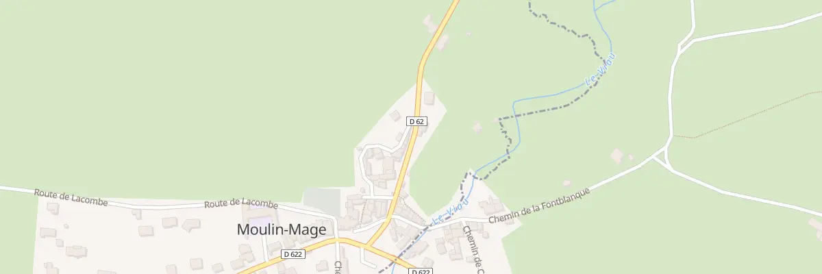 Plan du 5027 Le Bourg à Moulin-Mage