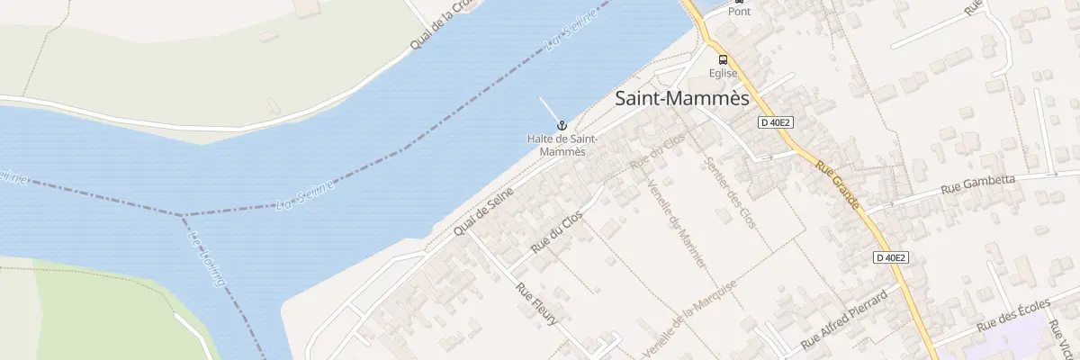 Plan du 22 Quai de Seine à Saint-Mammès