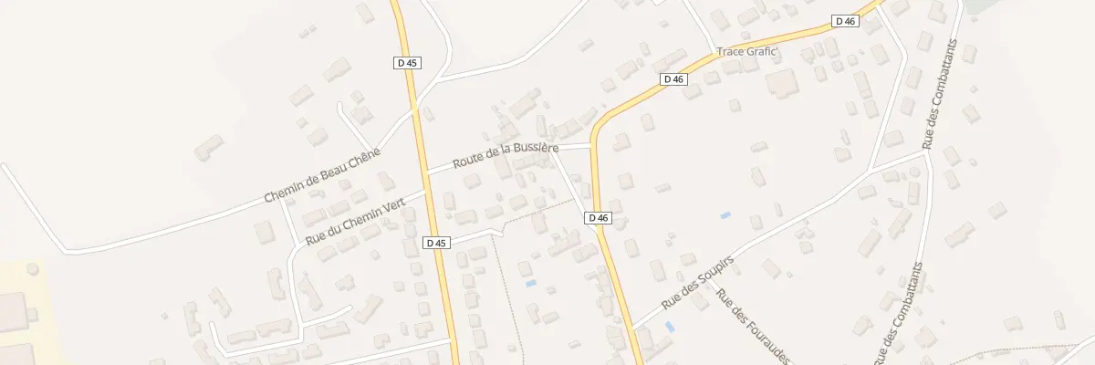 Plan du 3 Rte de la Bussiere à Ouzouer-sur-Trézée
