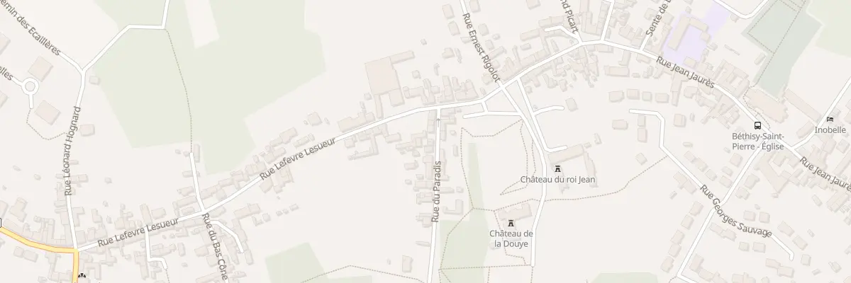 Plan du 33 Rue du Paradis à Béthisy-Saint-Pierre