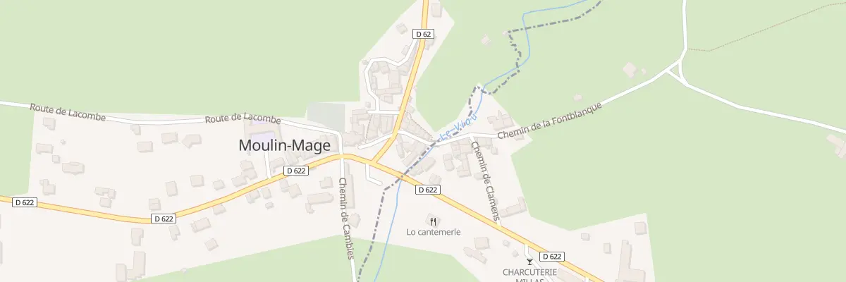 Plan du 5039 Le Bourg à Moulin-Mage