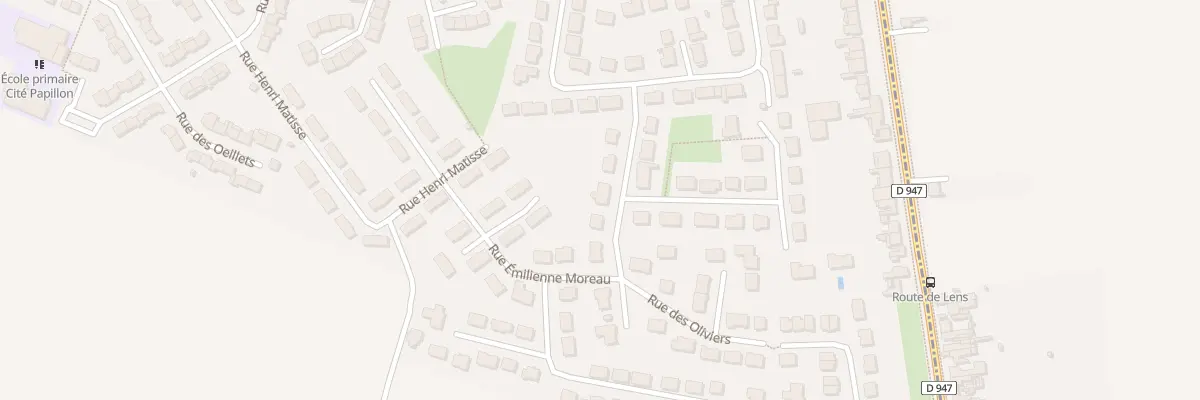 Plan du 22 Rue des Peupliers à Haisnes