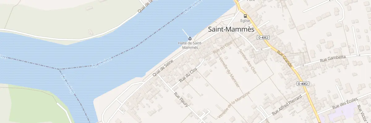 Plan du 21 Quai de Seine à Saint-Mammès