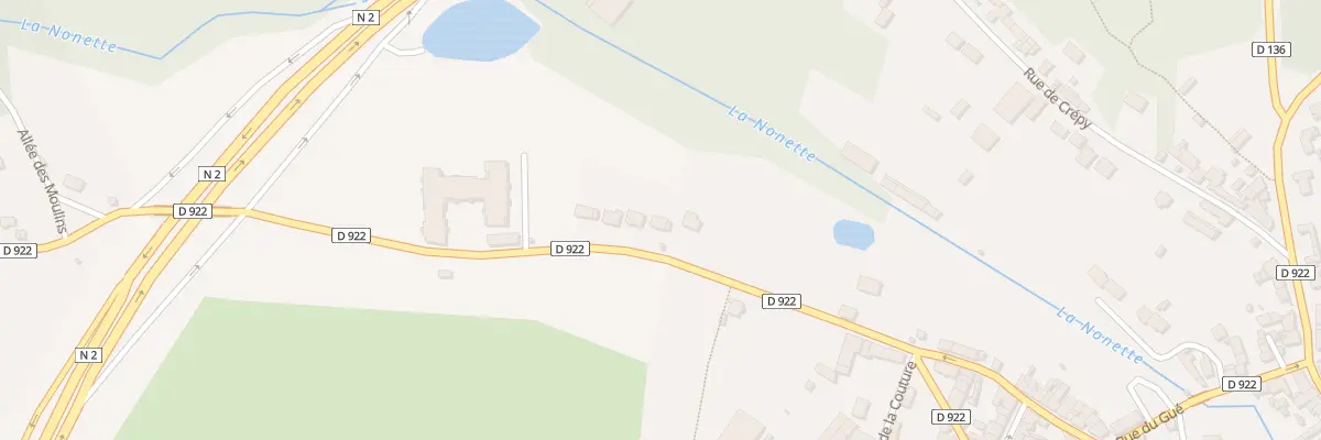 Plan du 10 Rue Beauregard à Nanteuil-le-Haudouin