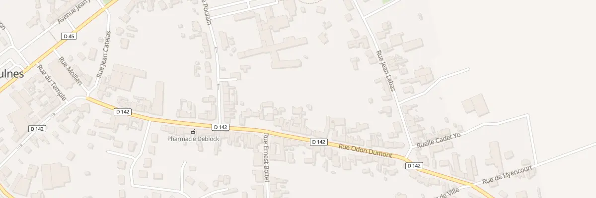 Plan du 38 Rue Odon Dumont à Chaulnes