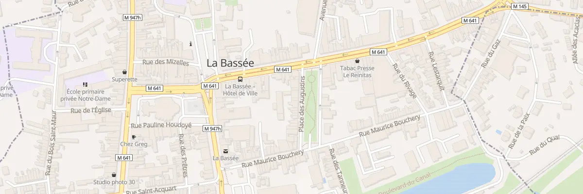 Plan du 4 Pl des Augustins à La Bassée