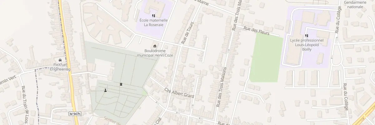 Plan du 20 Rue de Tours à La Bassée