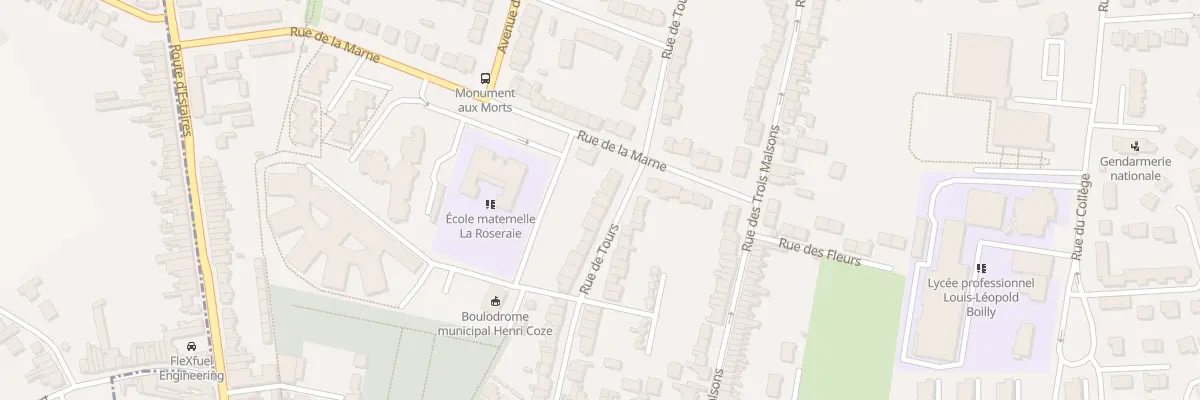Plan du 43 Rue de Tours à La Bassée