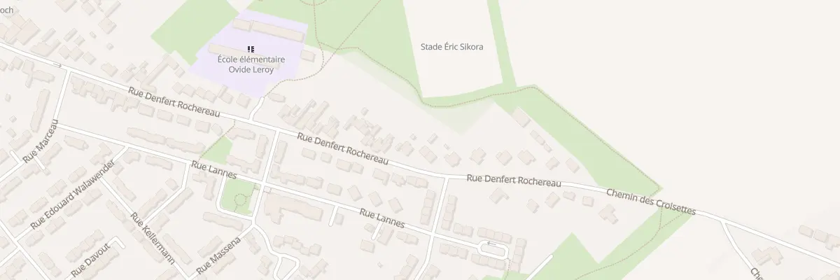 Plan du 75 Rue Denfert Rochereau à Loos-en-Gohelle