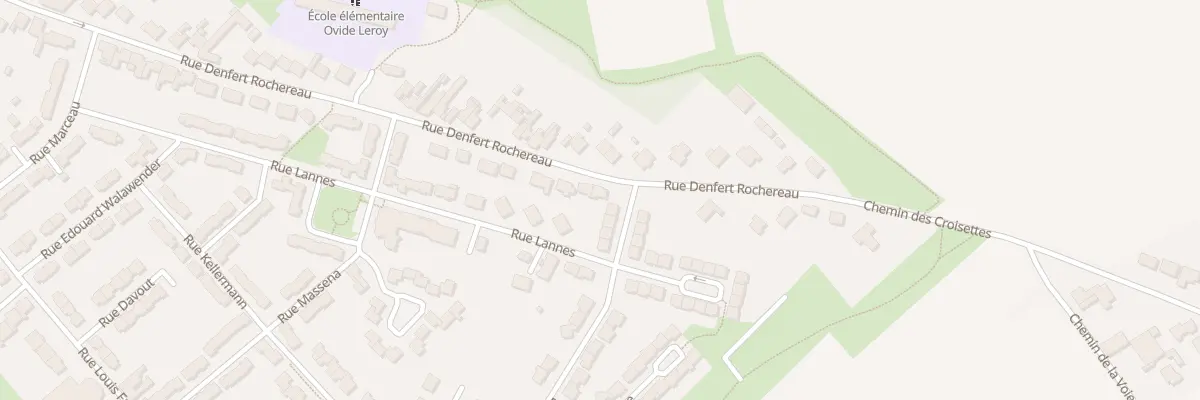Plan du 554 Rue Denfert Rochereau à Loos-en-Gohelle