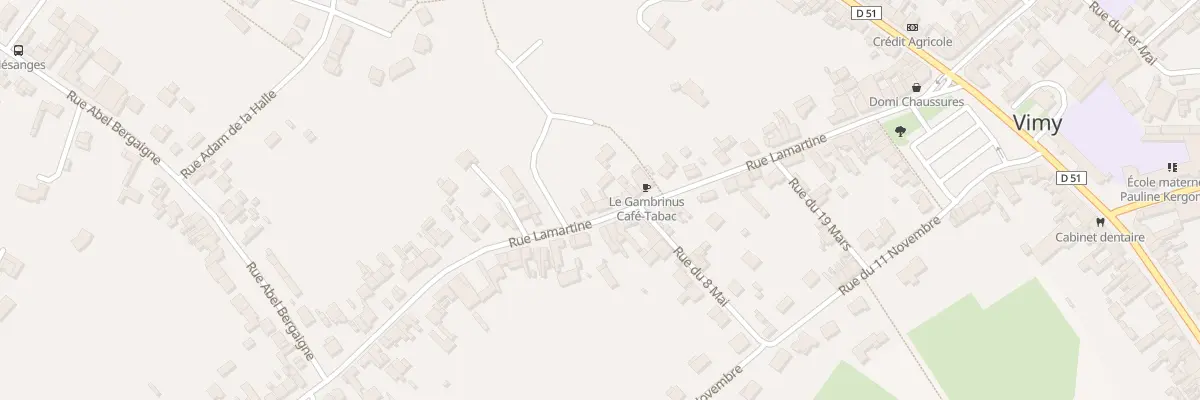 Plan du 41 Rue Lamartine à Vimy
