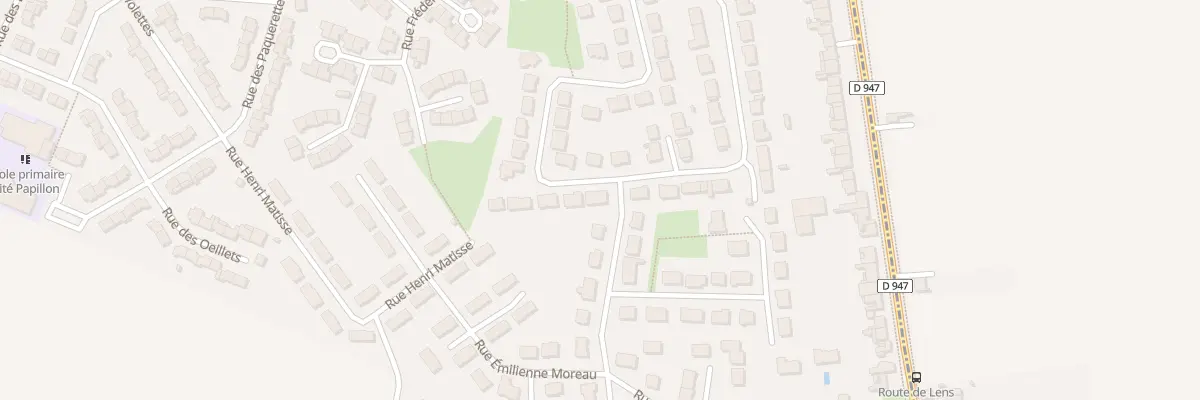 Plan du 40 Rue des Melezes à Haisnes