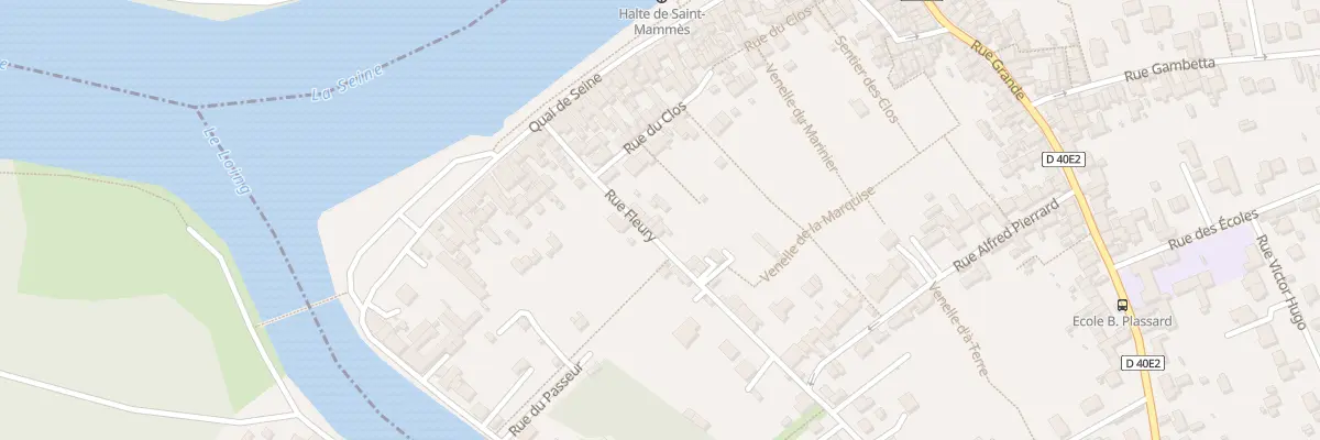 Plan du 11 Rue Fleury à Saint-Mammès