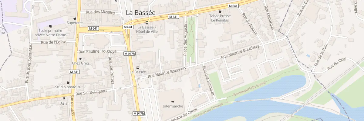 Plan du 26 Pl des Augustins à La Bassée