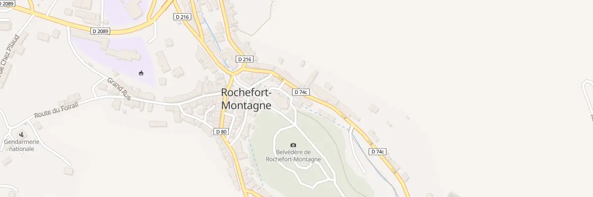 Plan du 5044 Che du Chateau à Rochefort-Montagne