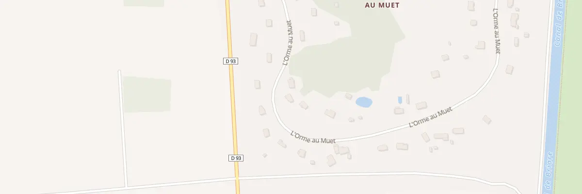 Plan du 57B Lot de l’Orme au Muet à Montcresson