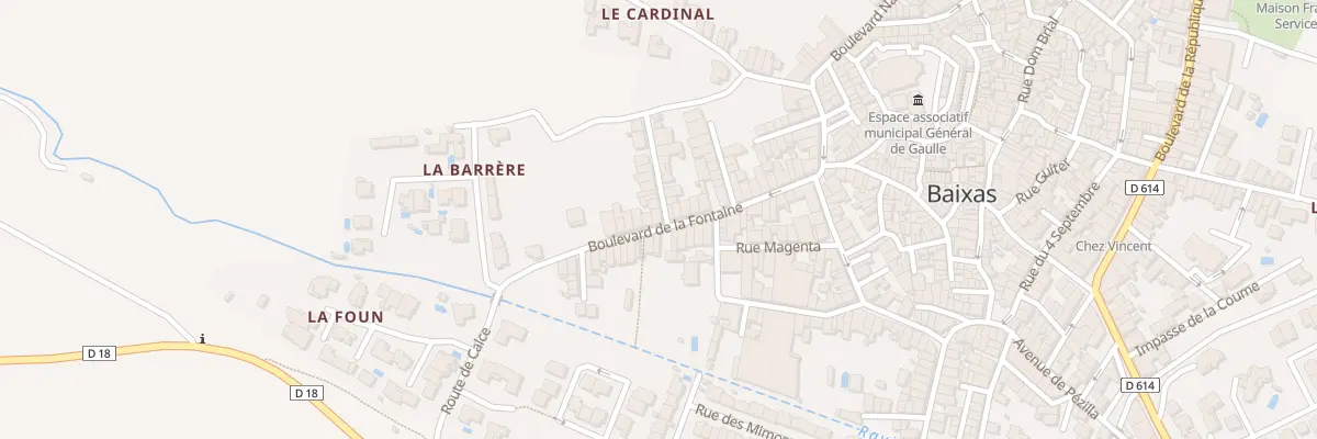 Plan du 28 Bd de la Fontaine à Baixas